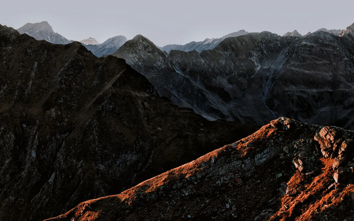 A dramatic wilderness landscape